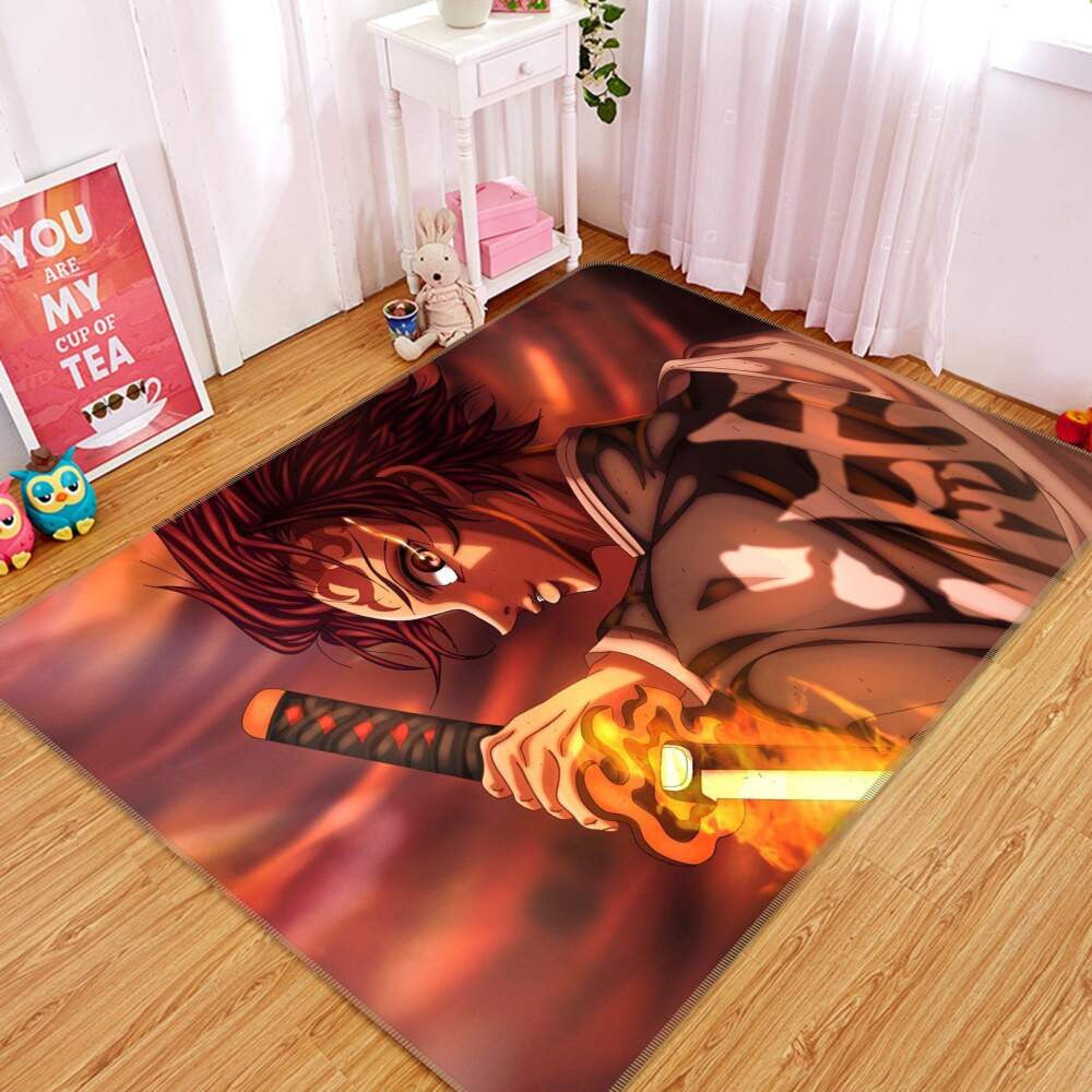 Kimetsu No Yaiba Anime 38 Teppich, Teppiche - Outdoor Teppich, Teppich Wohnzimmer, Küchenteppich, Kinderzimmer, Modern