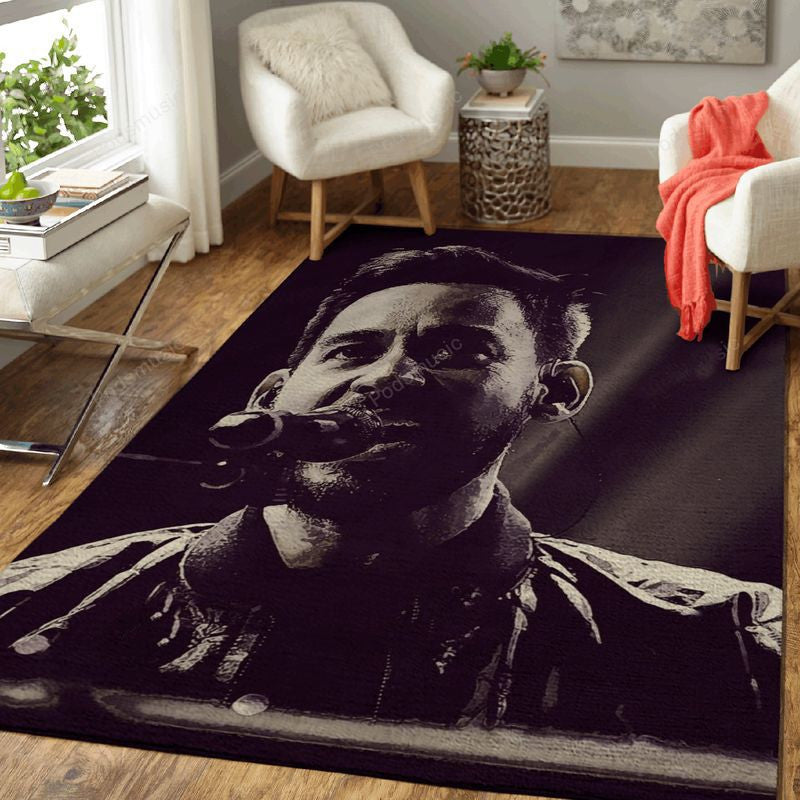 Mike Shinoda Linkin Parkmusik 001 Teppich, Teppiche - Outdoor Teppich, Teppich Wohnzimmer, Küchenteppich, Kinderzimmer, Modern