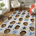 Nsync Doodles Musik für Fans Teppich, Teppiche - Outdoor Teppich, Teppich Wohnzimmer, Küchenteppich, Kinderzimmer, Modern
