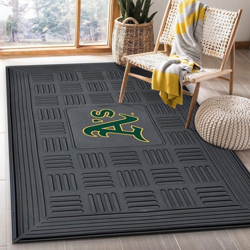 Oakland Athletics Mlb 7 Teppich, Teppiche - Outdoor Teppich, Teppich Wohnzimmer, Küchenteppich, Kinderzimmer, Modern