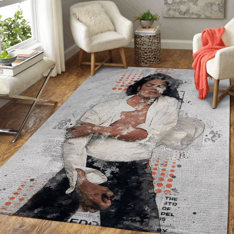 Michael Jackson Popmusik Pop Teppich, Teppiche - Outdoor Teppich, Teppich Wohnzimmer, Küchenteppich, Kinderzimmer, Modern
