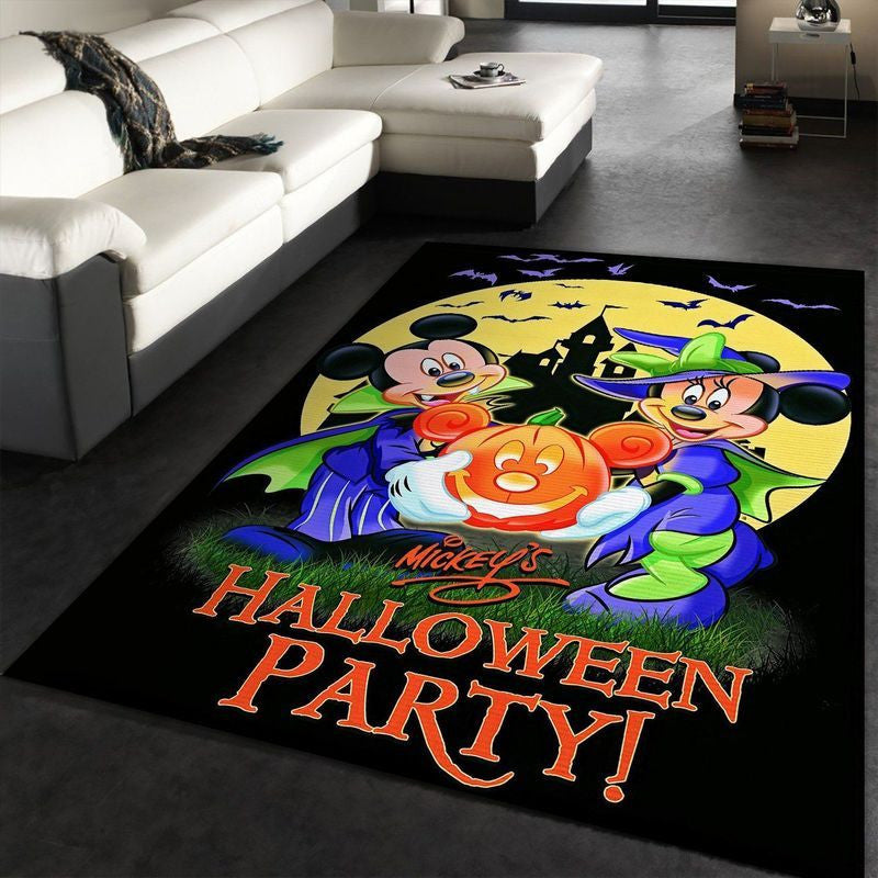 Mickey-Mouse-Disney-Halloween-Party Teppich, Teppiche - Outdoor Teppich, Teppich Wohnzimmer, Küchenteppich, Kinderzimmer, Modern