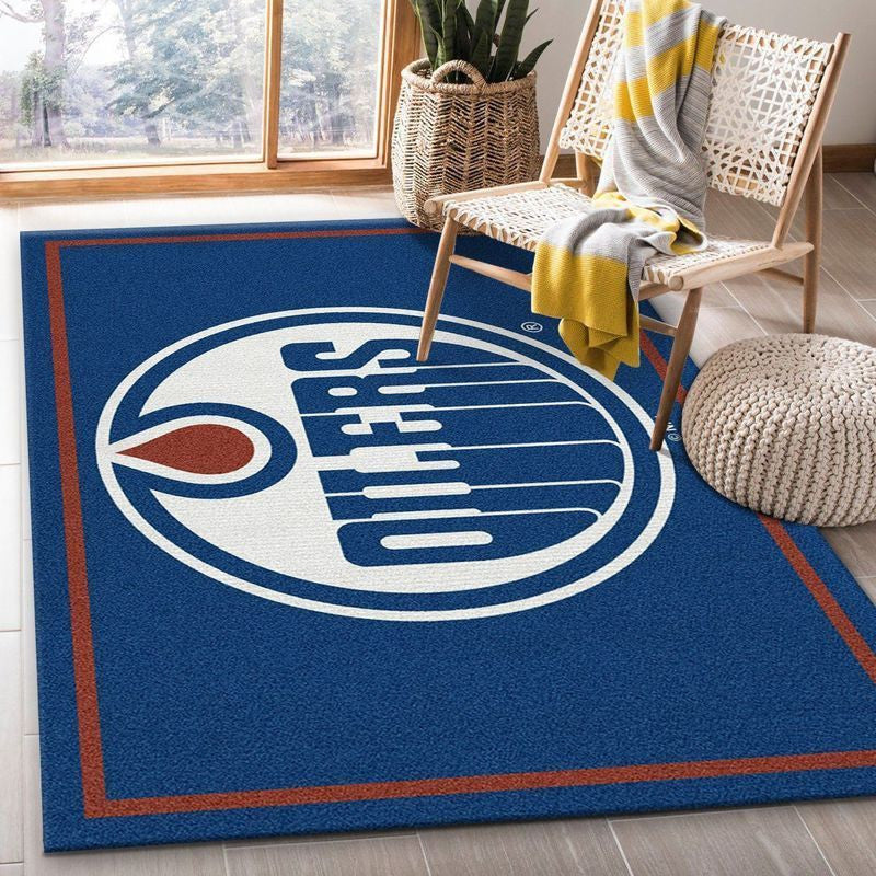 Nhl Spirit Edmonton Oilers Teppich, Teppiche - Outdoor Teppich, Teppich Wohnzimmer, Küchenteppich, Kinderzimmer, Modern