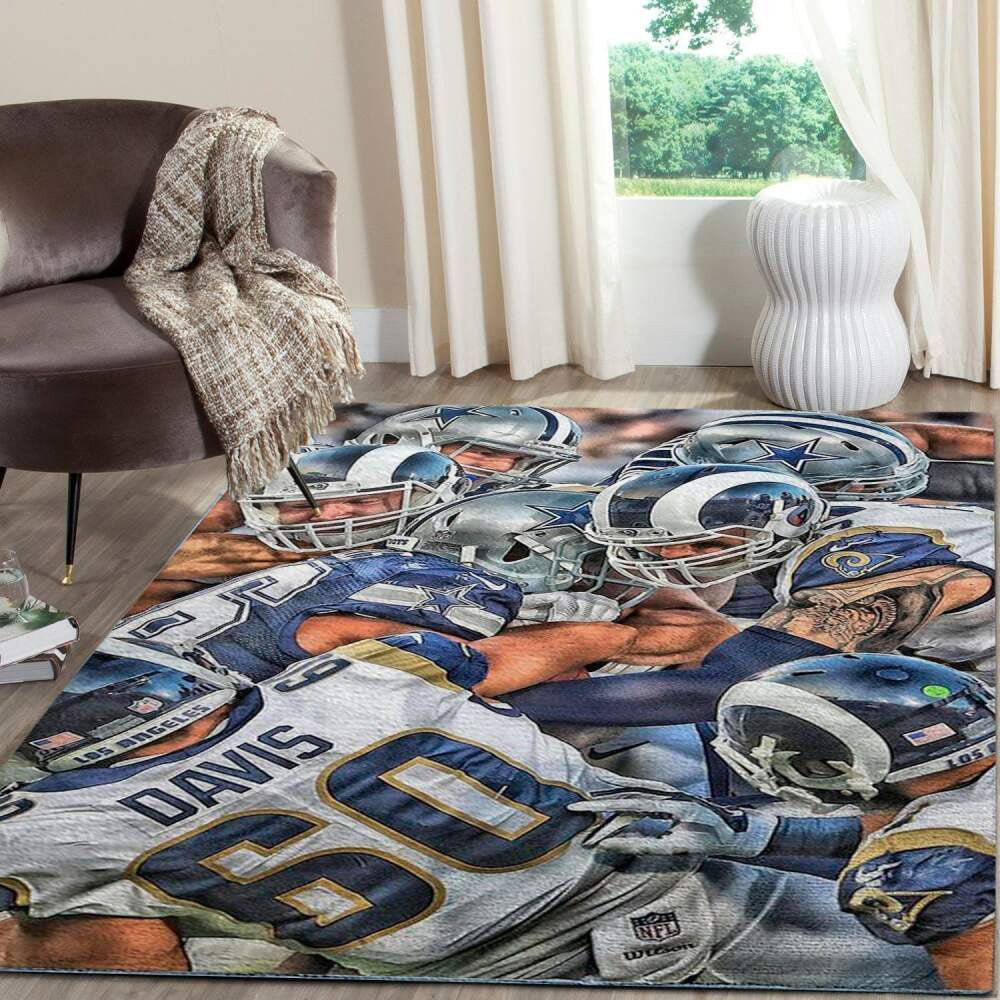 Los Angeles Rams Teambereich Nfl Football Teppich, Teppiche - Outdoor Teppich, Teppich Wohnzimmer, Küchenteppich, Kinderzimmer, Modern