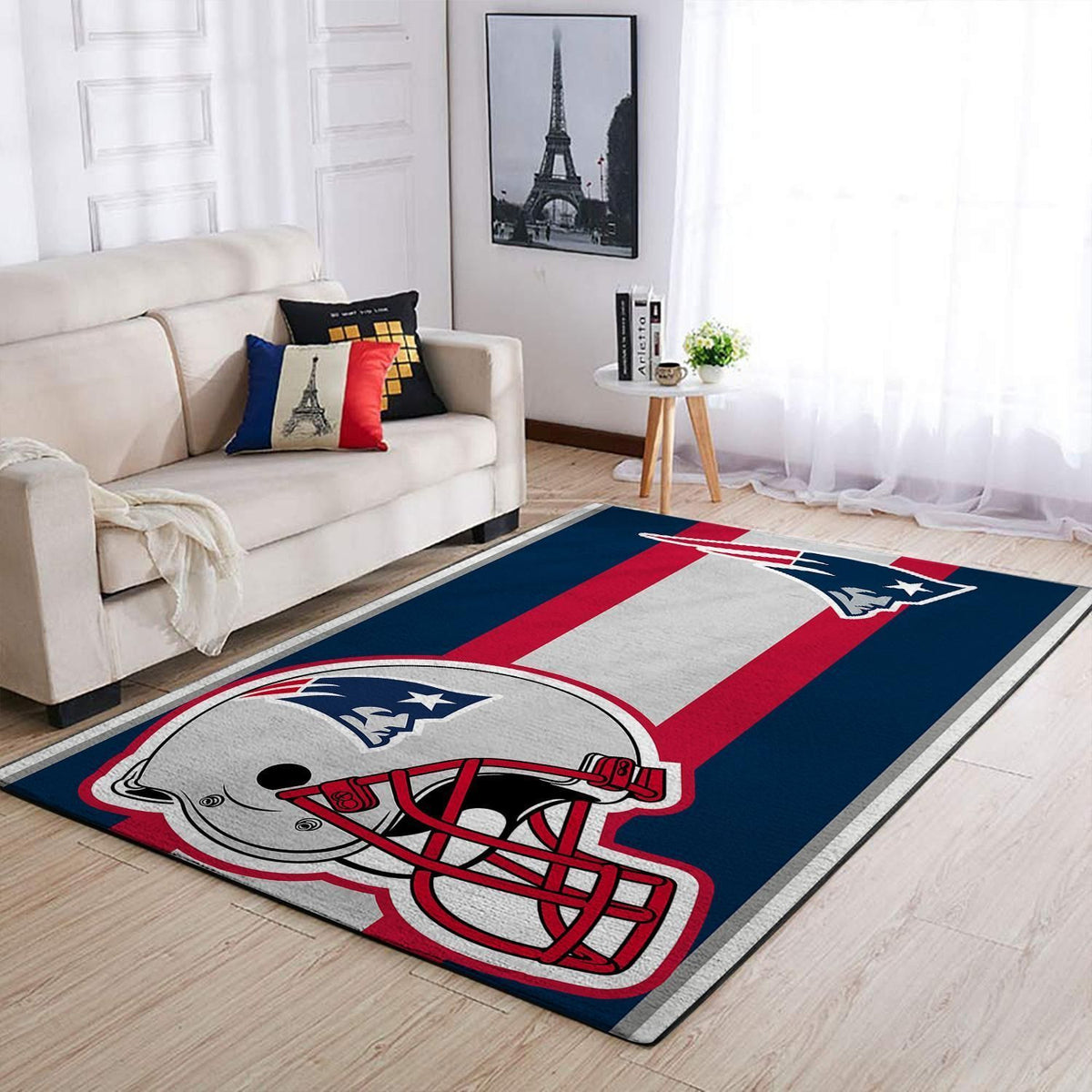 New England Patriots Nfl Area Team Logo Helm Sport Teppich, Teppiche - Outdoor Teppich, Teppich Wohnzimmer, Küchenteppich, Kinderzimmer, Modern