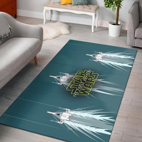 Star Wars Force Awakens Action-Abenteuer Teppich, Teppiche - Outdoor Teppich, Teppich Wohnzimmer, Küchenteppich, Kinderzimmer, Modern