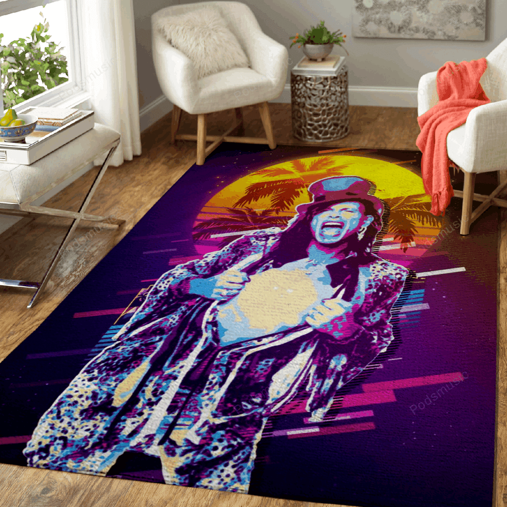 Steven Tylerwork Music Synthwave 80S für Fans Teppich, Teppiche - Outdoor Teppich, Teppich Wohnzimmer, Küchenteppich, Kinderzimmer, Modern