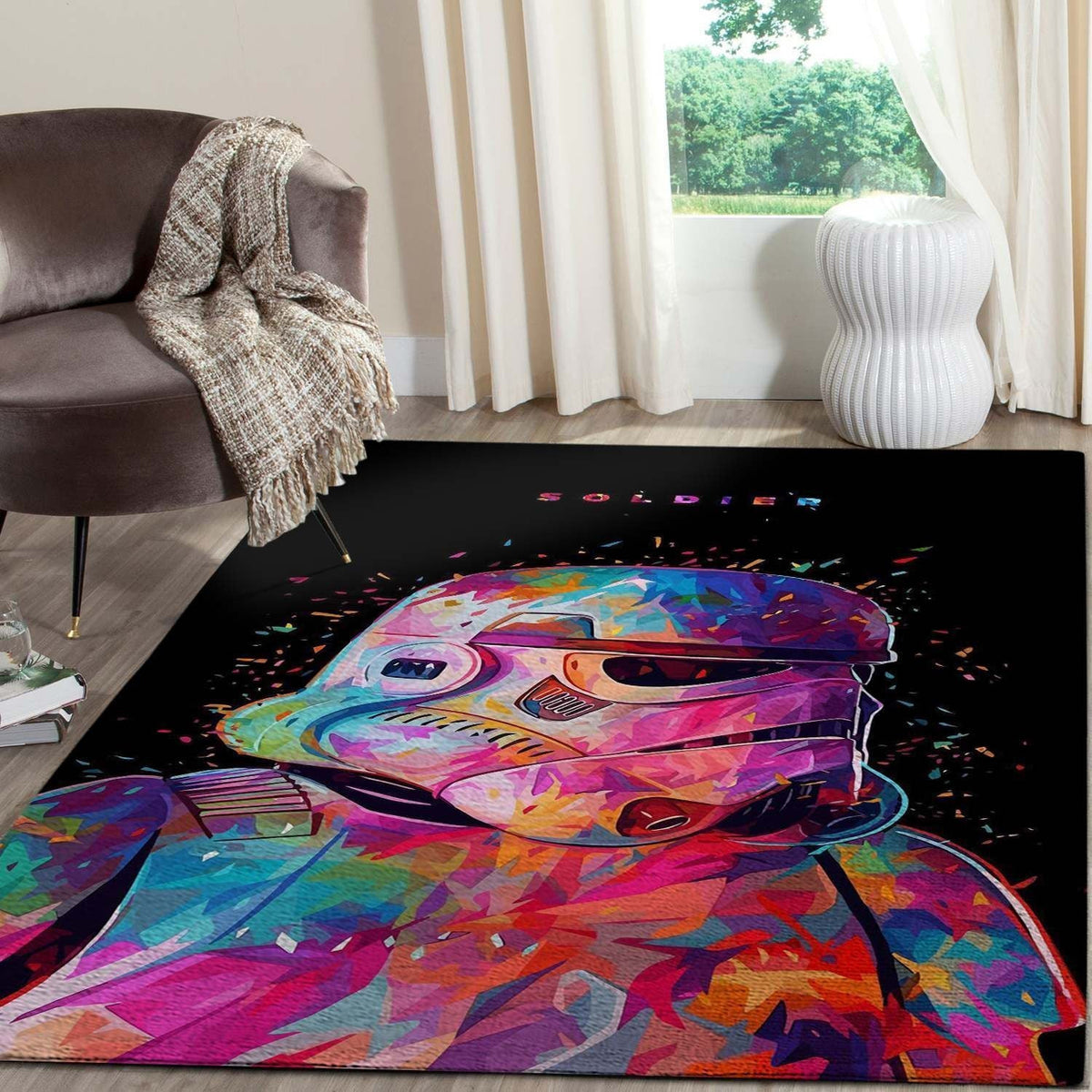 Soldier Color Star Wars Filmbereich Fn271224 Teppich, Teppiche - Outdoor Teppich, Teppich Wohnzimmer, Küchenteppich, Kinderzimmer, Modern