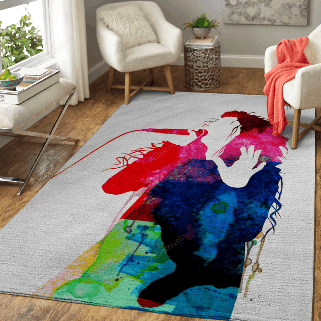 Lorde Aquarell-Musiklegenden für Fans Teppich, Teppiche - Outdoor Teppich, Teppich Wohnzimmer, Küchenteppich, Kinderzimmer, Modern