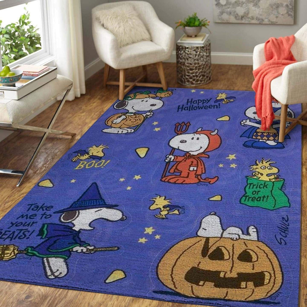 Snoopy Weihnachten Sn11 Teppich, Teppiche - Outdoor Teppich, Teppich Wohnzimmer, Küchenteppich, Kinderzimmer, Modern