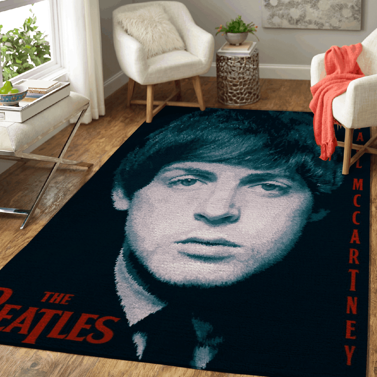 Paul Mccartney The Beatles Band Für Sie Liebhaber der Beatles Teppich, Teppiche - Outdoor Teppich, Teppich Wohnzimmer, Küchenteppich, Kinderzimmer, Modern