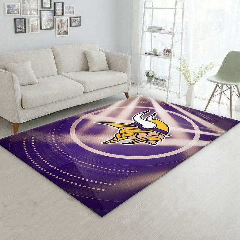 Minnesota Vikings Football Nfl 5 Teppich, Teppiche - Outdoor Teppich, Teppich Wohnzimmer, Küchenteppich, Kinderzimmer, Modern