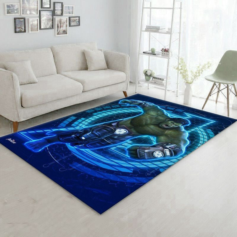 Hulk Marvel Superheld 8 Teppich, Teppiche - Outdoor Teppich, Teppich Wohnzimmer, Küchenteppich, Kinderzimmer, Modern