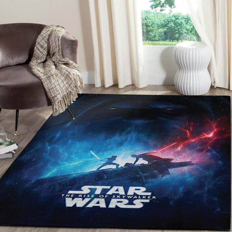 Star Wars Darth Vader Filmbereich Bodendekoration Die US-Dekoration V13 Teppich, Teppiche - Outdoor Teppich, Teppich Wohnzimmer, Küchenteppich, Kinderzimmer, Modern