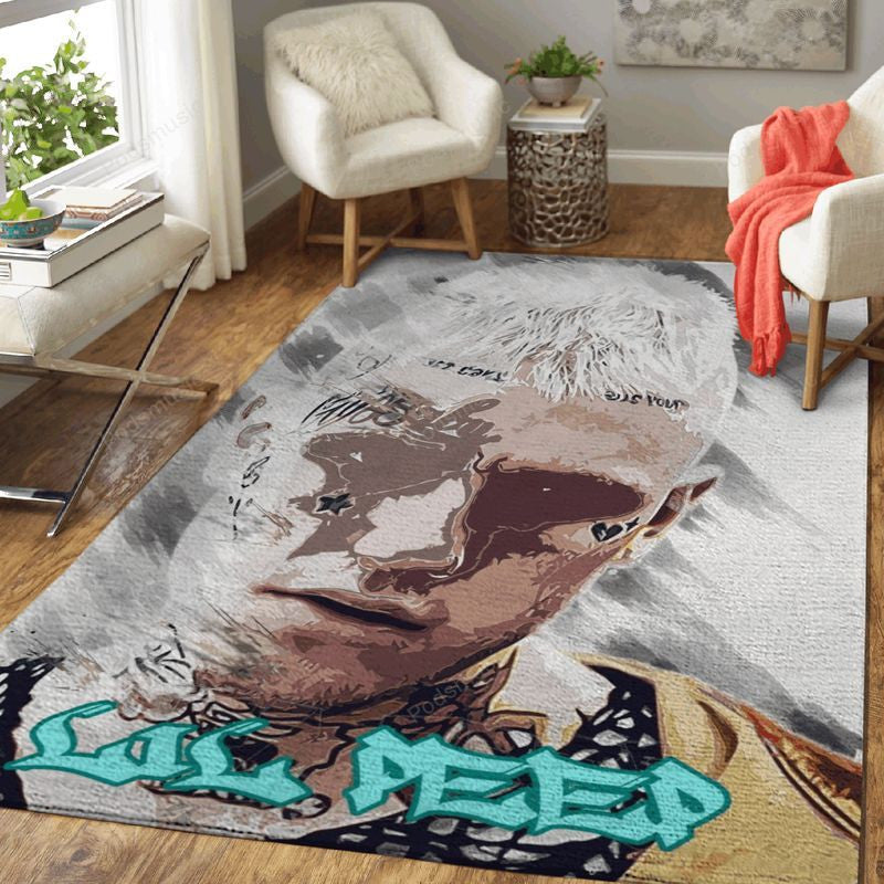 Lil Peep Music 1 Rapper und Hip-Hop-Musik Teppich, Teppiche - Outdoor Teppich, Teppich Wohnzimmer, Küchenteppich, Kinderzimmer, Modern