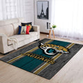 Jacksonville Jaguars Nfl Area Football Team Logo im Holzstil Teppich, Teppiche - Outdoor Teppich, Teppich Wohnzimmer, Küchenteppich, Kinderzimmer, Modern