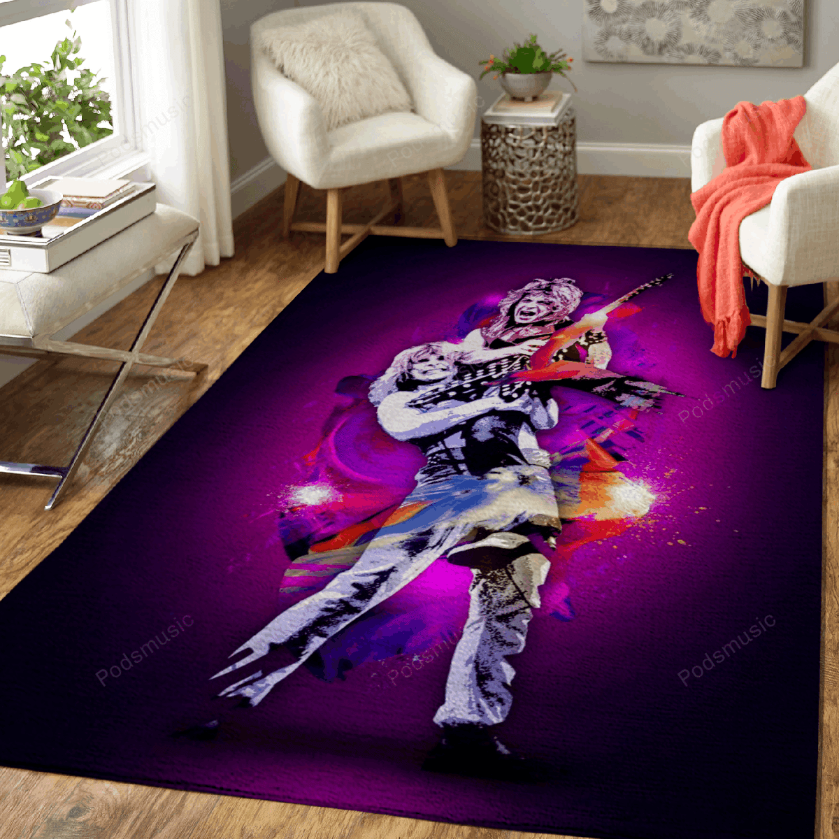 Ozzy und Randy Musik für Fans Teppich, Teppiche - Outdoor Teppich, Teppich Wohnzimmer, Küchenteppich, Kinderzimmer, Modern