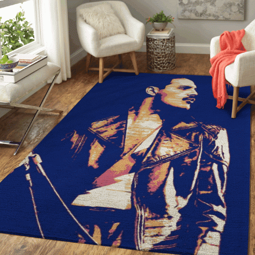 Queen-Band Freddie Mercury Bohemian Rhapsody Area Teppich, Teppiche - Outdoor Teppich, Teppich Wohnzimmer, Küchenteppich, Kinderzimmer, Modern