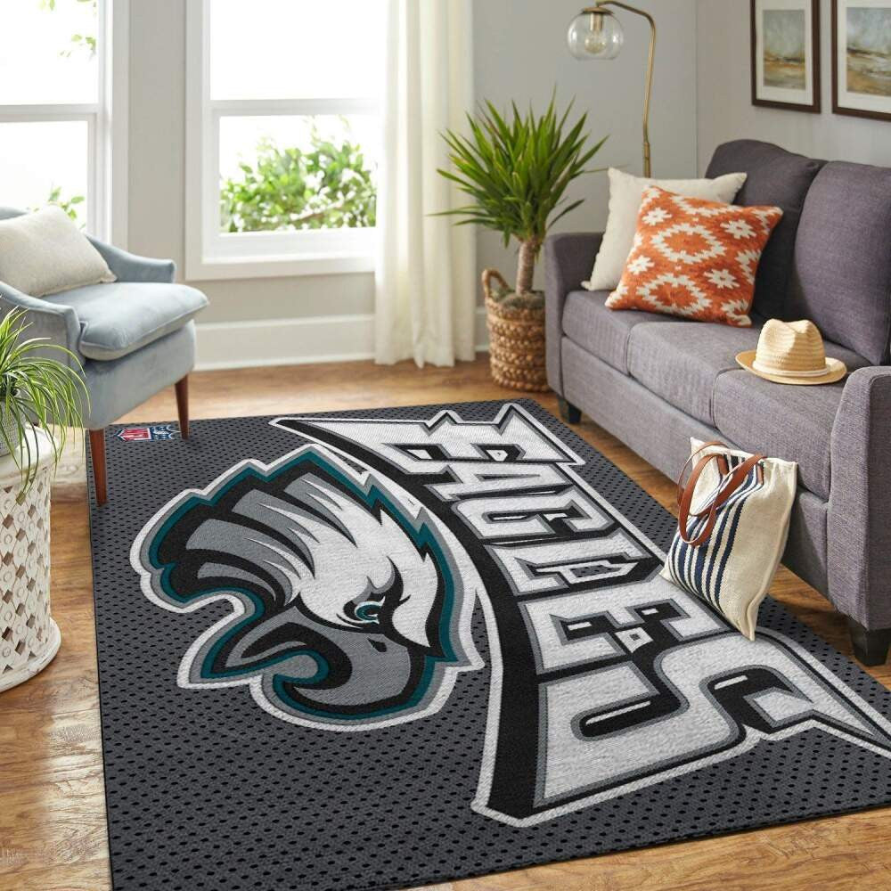 Philadelphia Eagles Area Nfl Football Team Logo007 Teppich, Teppiche - Outdoor Teppich, Teppich Wohnzimmer, Küchenteppich, Kinderzimmer, Modern