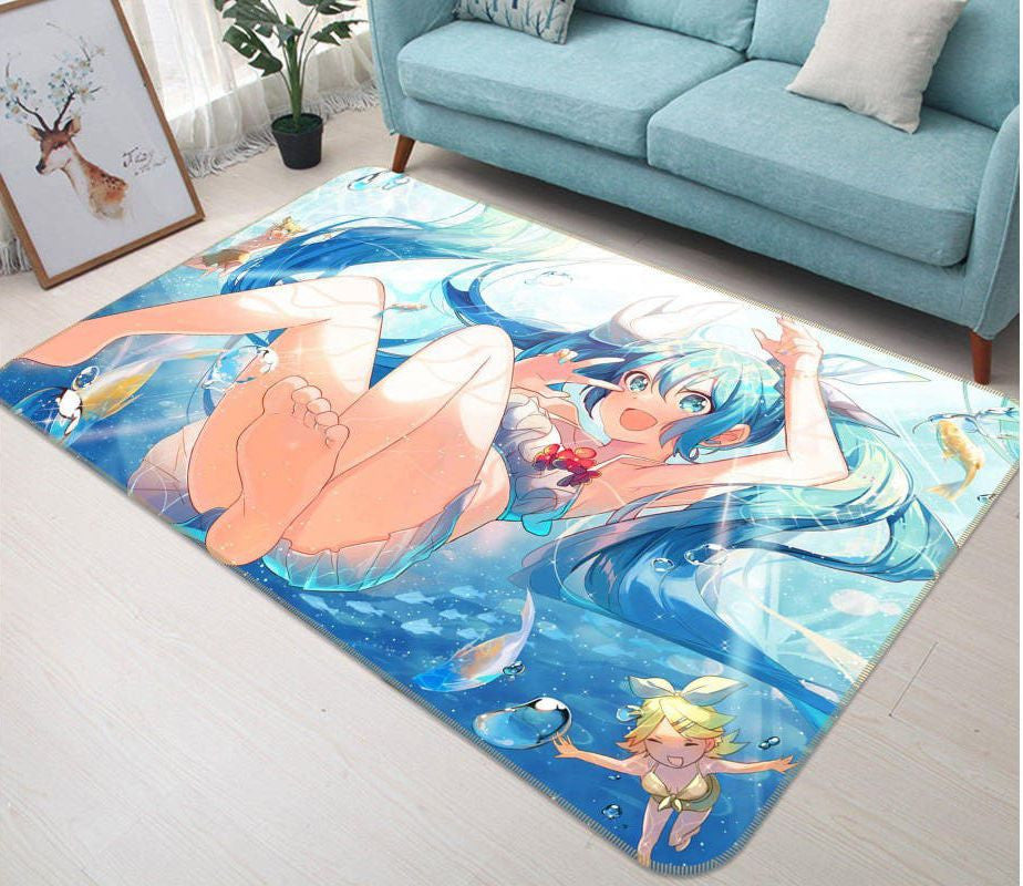 Hatsune Miku-Anime 30 Teppich, Teppiche - Outdoor Teppich, Teppich Wohnzimmer, Küchenteppich, Kinderzimmer, Modern
