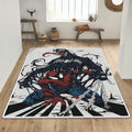 Spider Man gegen Venom Teppich, Teppiche - Outdoor Teppich, Teppich Wohnzimmer, Küchenteppich, Kinderzimmer, Modern