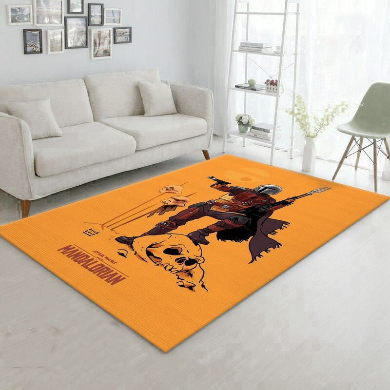 Mandalorianisches Baby Yoda Star Wars 38 Teppich, Teppiche - Outdoor Teppich, Teppich Wohnzimmer, Küchenteppich, Kinderzimmer, Modern