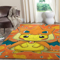 Pikachu Pokemon Anime Fn080215 Filmbereich Teppich, Teppiche - Outdoor Teppich, Teppich Wohnzimmer, Küchenteppich, Kinderzimmer, Modern