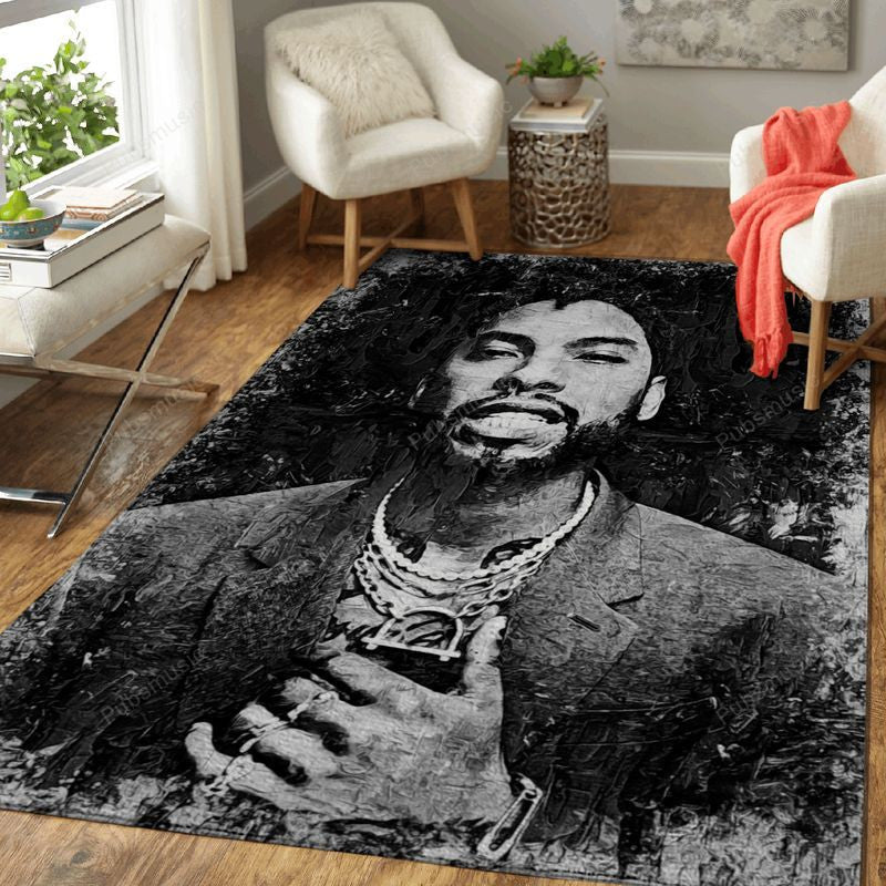 Miguel Musik Monochrom Teppich, Teppiche - Outdoor Teppich, Teppich Wohnzimmer, Küchenteppich, Kinderzimmer, Modern