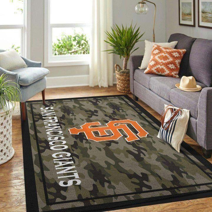 San Francisco Giants Area Mlb-Baseballteam Logo011 Teppich, Teppiche - Outdoor Teppich, Teppich Wohnzimmer, Küchenteppich, Kinderzimmer, Modern