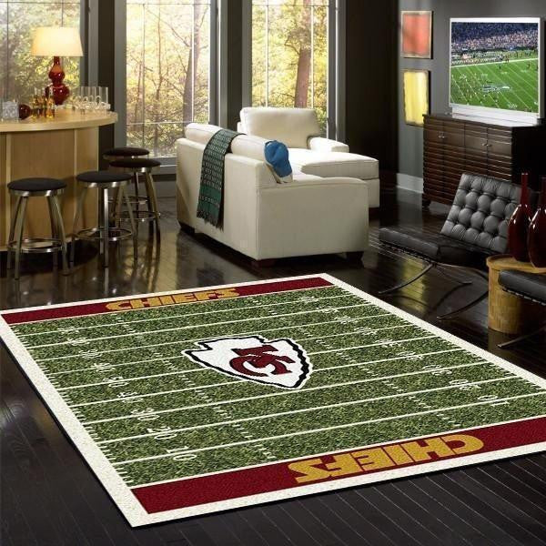 Kansas City Chiefs Area Nfl Fußballsport Teppich, Teppiche - Outdoor Teppich, Teppich Wohnzimmer, Küchenteppich, Kinderzimmer, Modern