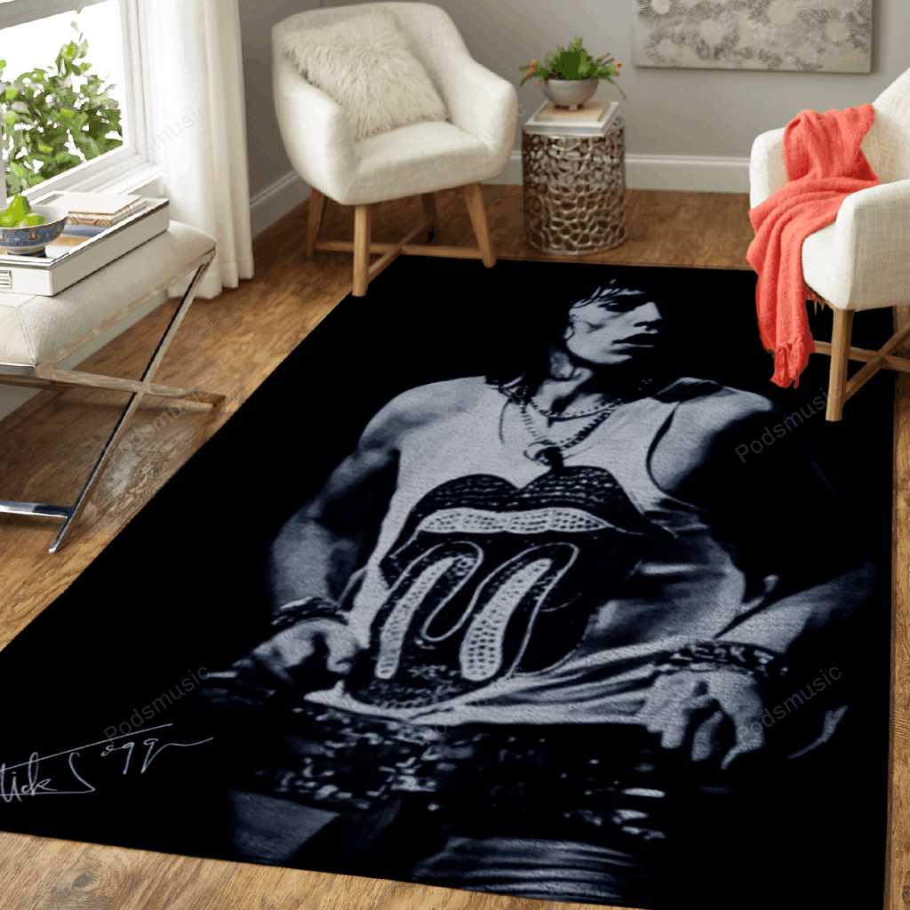 Mick Jagger Musikklassiker für Fans Teppich, Teppiche - Outdoor Teppich, Teppich Wohnzimmer, Küchenteppich, Kinderzimmer, Modern