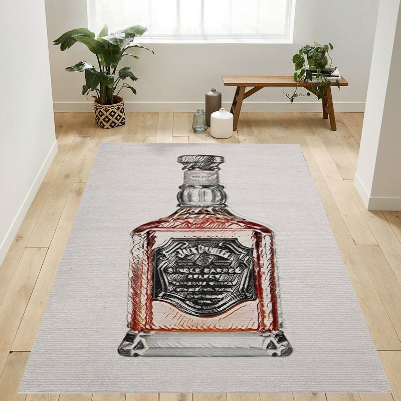 Jack Daniels Weinflasche Teppich, Teppiche - Outdoor Teppich, Teppich Wohnzimmer, Küchenteppich, Kinderzimmer, Modern