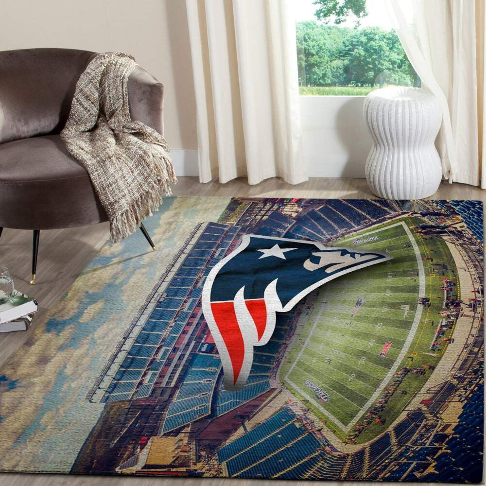 New England Patriots Area Nfl Fußballmannschaft Logo013 Teppich, Teppiche - Outdoor Teppich, Teppich Wohnzimmer, Küchenteppich, Kinderzimmer, Modern