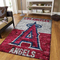 Los Angeles Angels Area Mlb-Baseballteam Logo022 Teppich, Teppiche - Outdoor Teppich, Teppich Wohnzimmer, Küchenteppich, Kinderzimmer, Modern