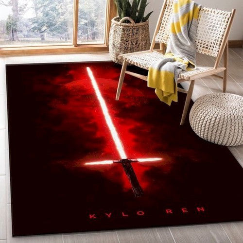 Kylo Ren Star Wars Film Star Wars Lichtschwerter Teppich, Teppiche - Outdoor Teppich, Teppich Wohnzimmer, Küchenteppich, Kinderzimmer, Modern