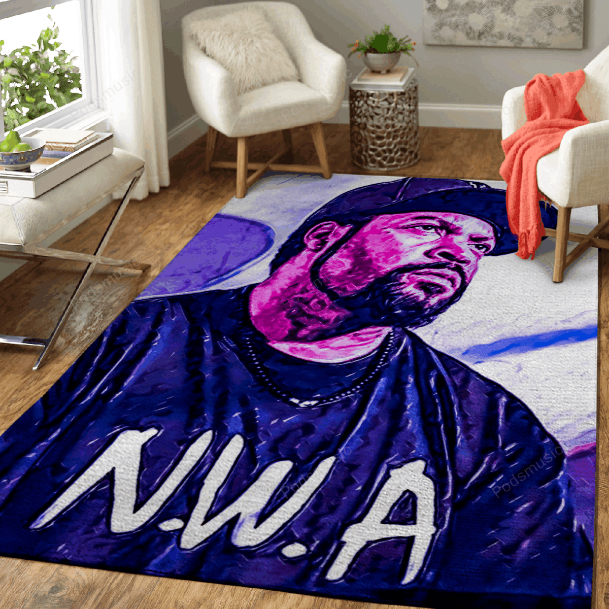 Nwa-Musik für Fans Teppich, Teppiche - Outdoor Teppich, Teppich Wohnzimmer, Küchenteppich, Kinderzimmer, Modern