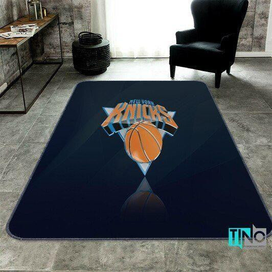 New York Knicks NBA Logo 3D-Bereich Weihnachtsgeschenk Teppich, Teppiche - Outdoor Teppich, Teppich Wohnzimmer, Küchenteppich, Kinderzimmer, Modern