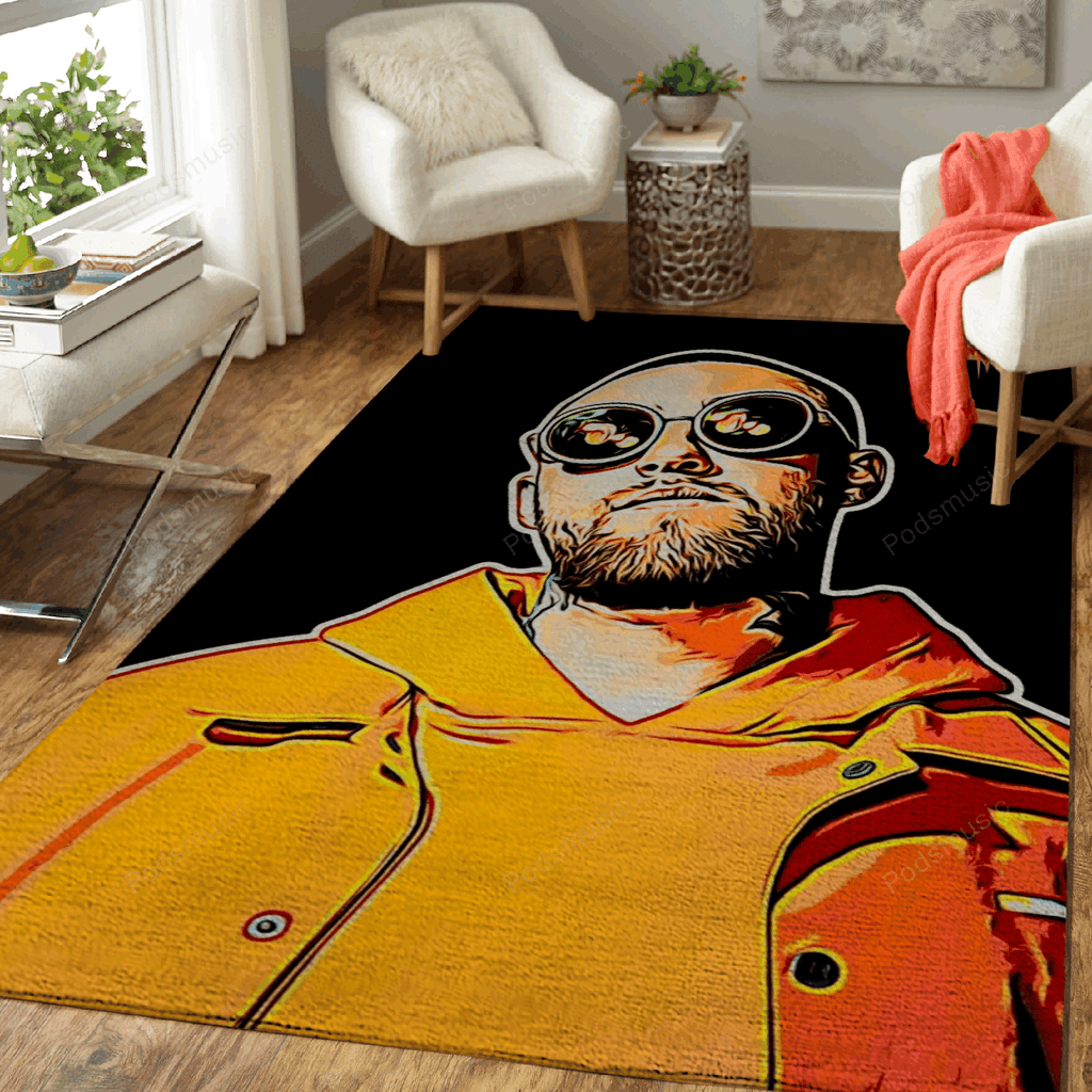 Mac Miller 1 Musikmalerei für Fans Teppich, Teppiche - Outdoor Teppich, Teppich Wohnzimmer, Küchenteppich, Kinderzimmer, Modern