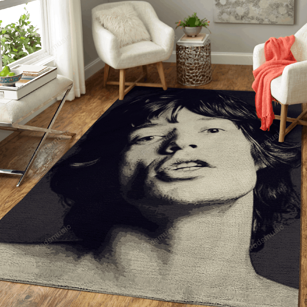 Mick Jagger 21 Musiker für Fans Teppich, Teppiche - Outdoor Teppich, Teppich Wohnzimmer, Küchenteppich, Kinderzimmer, Modern