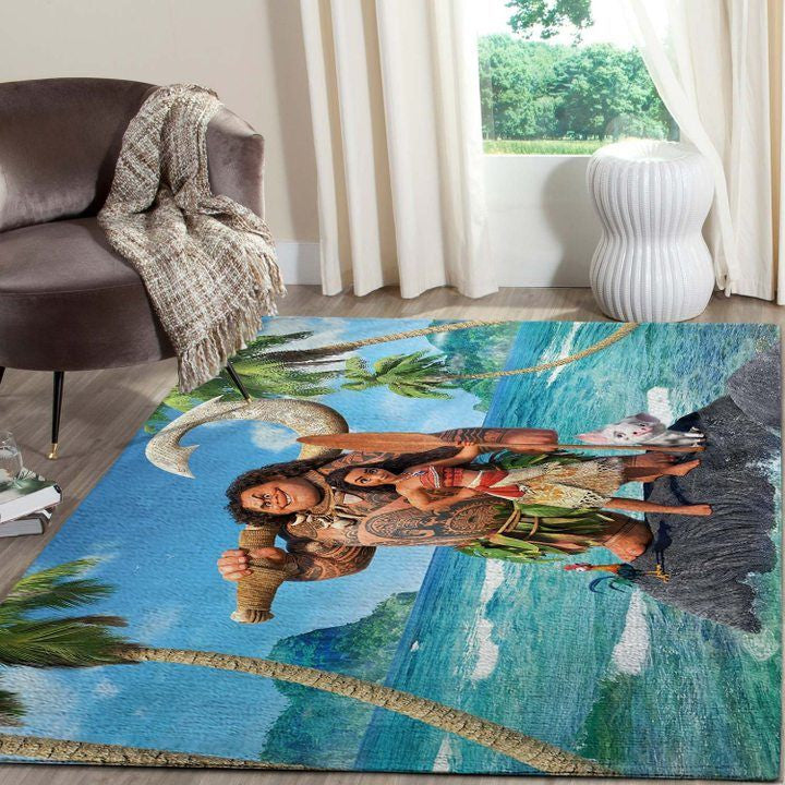 Vaiana Disney-Filme 9 Teppich, Teppiche - Outdoor Teppich, Teppich Wohnzimmer, Küchenteppich, Kinderzimmer, Modern
