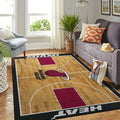 Miami Heat Area NBA-Basketballteam Logo002 Teppich, Teppiche - Outdoor Teppich, Teppich Wohnzimmer, Küchenteppich, Kinderzimmer, Modern