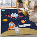 Rick and Morty 118 Area Bodendekoration und Teppich, Teppiche - Outdoor Teppich, Teppich Wohnzimmer, Küchenteppich, Kinderzimmer, Modern
