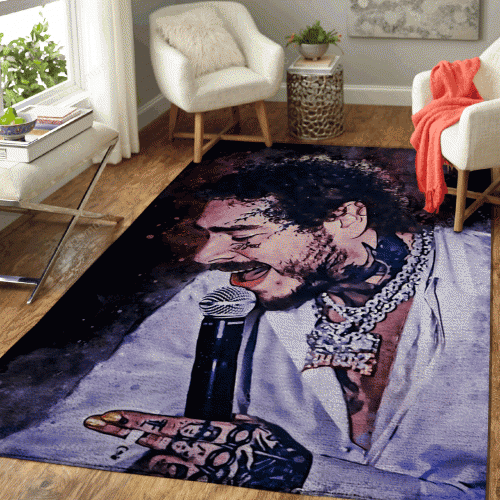 Post Malone Rapper Musikwelt für Fans Teppich, Teppiche - Outdoor Teppich, Teppich Wohnzimmer, Küchenteppich, Kinderzimmer, Modern