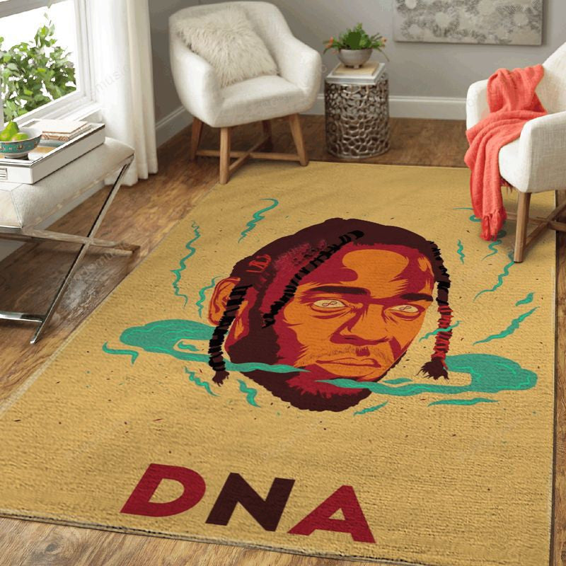 Kendrick Lamar DNA-Musik Teppich, Teppiche - Outdoor Teppich, Teppich Wohnzimmer, Küchenteppich, Kinderzimmer, Modern