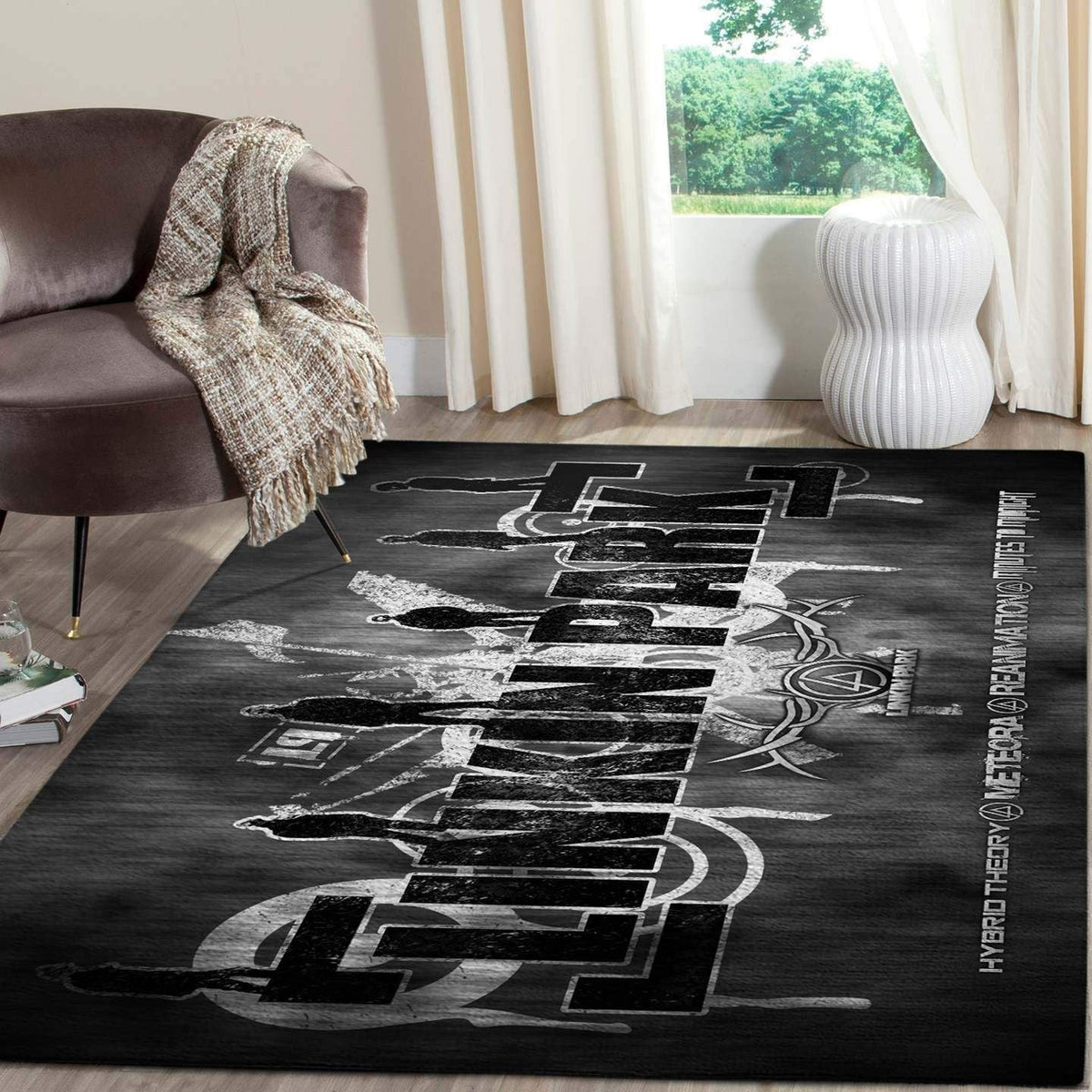 Linkin Park Rock Band Bereich Weihnachtsgeschenk001 Teppich, Teppiche - Outdoor Teppich, Teppich Wohnzimmer, Küchenteppich, Kinderzimmer, Modern