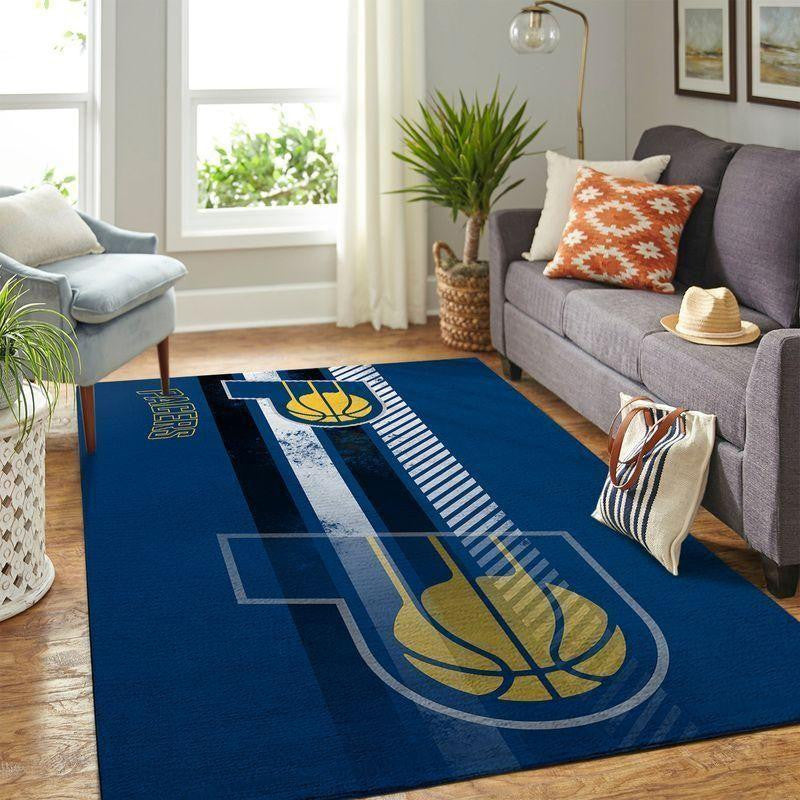 Indiana Pacers Area NBA-Basketballteam Logo001 Teppich, Teppiche - Outdoor Teppich, Teppich Wohnzimmer, Küchenteppich, Kinderzimmer, Modern