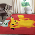 Pikachu Pokemon Anime Fn080213 Filmbereich Teppich, Teppiche - Outdoor Teppich, Teppich Wohnzimmer, Küchenteppich, Kinderzimmer, Modern