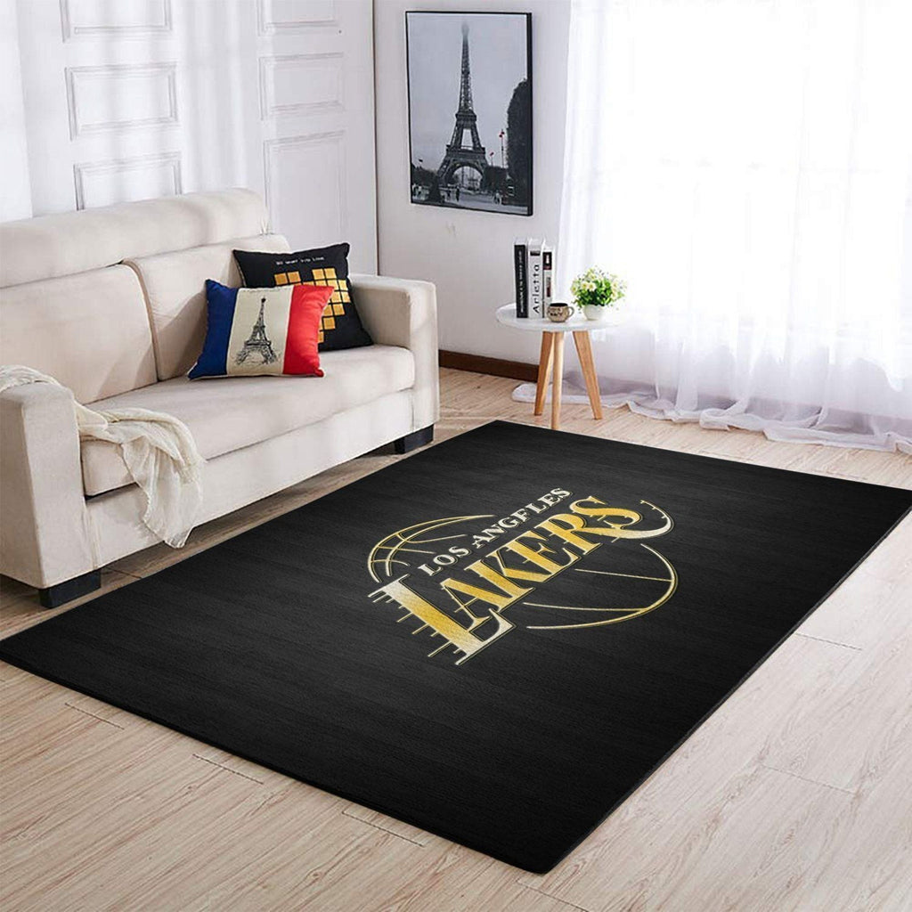 Los Angeles Lakers Bereich NBA-Basketballteam Logo030 Teppich, Teppiche - Outdoor Teppich, Teppich Wohnzimmer, Küchenteppich, Kinderzimmer, Modern