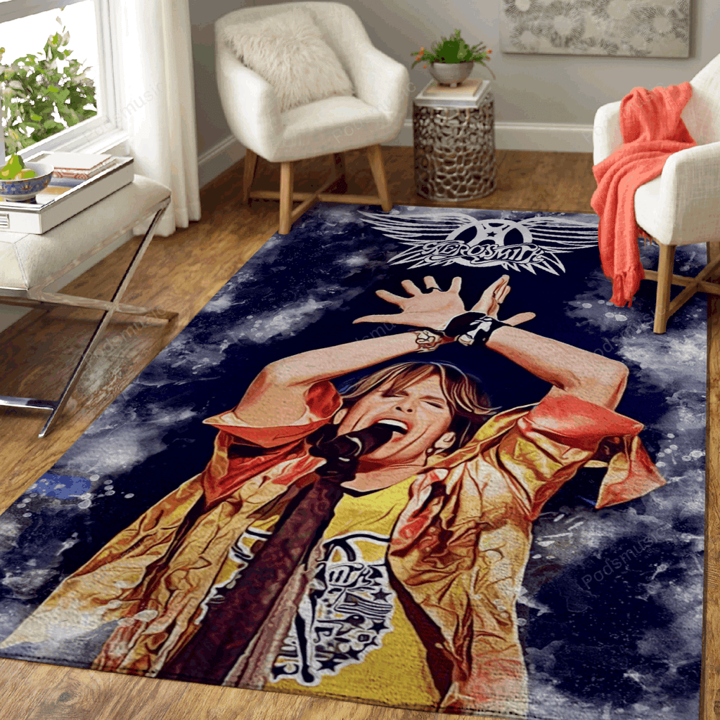Steven Tyler Musik für Fans Teppich, Teppiche - Outdoor Teppich, Teppich Wohnzimmer, Küchenteppich, Kinderzimmer, Modern