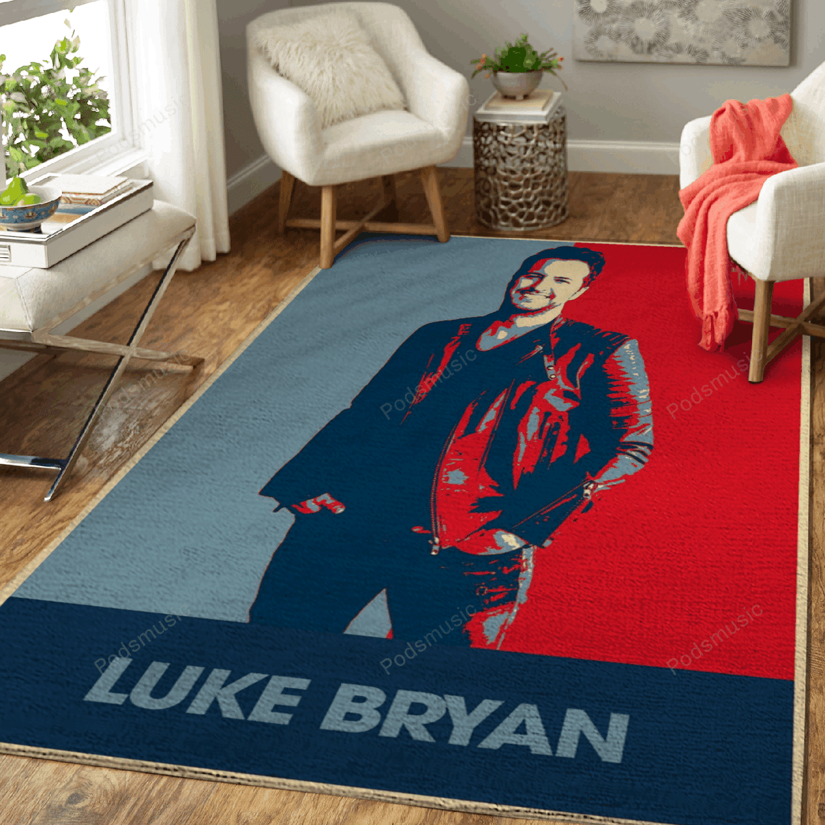 Luke Bryan Country-Musik für Fans Teppich, Teppiche - Outdoor Teppich, Teppich Wohnzimmer, Küchenteppich, Kinderzimmer, Modern